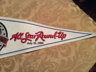 1986 All Star Game Round - Up Houston Astros Full Size Pennant 3