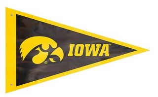 Iowa Hawkeyes Pennant 3x5 Flag Applique Embroidered Outdoor Banner University Of