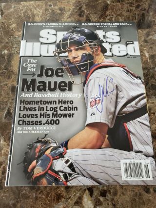 Joe Mauer Autographed Sports Illustrated