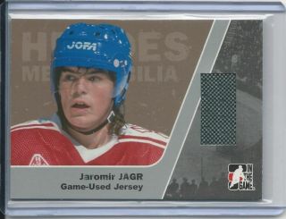 Jaromir Jagr 2006 - 07 Itg Heroes And Prospects Game Jersey Card Hm - 07 /50