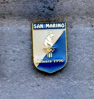 Noc San Marino 1996 Atlanta Summer Olympic Games Pin