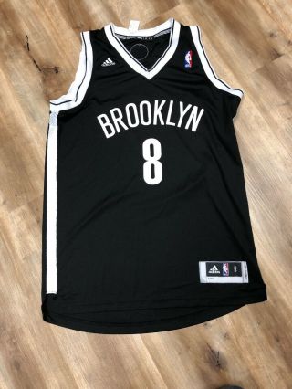 Deron Williams Brooklyn Nets Adidas Swingman Nba Basketball Jersey Small