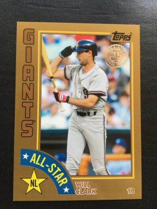 2019 Topps 1984 Gold All Star Non Auto Will Clark /50 Giants