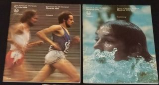 1976 - Montreal Xxi Olympic Summer Games - Athletics & Swimming - Program (2)
