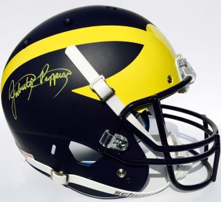 Jabrill Peppers 5 Signed Michigan Wolverines F/s Football Helmet W/coa Go Blue