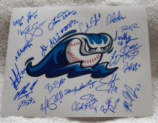 2013 West Michigan Whitecaps Signed Team Photo Chad Smith Detroit Tigers