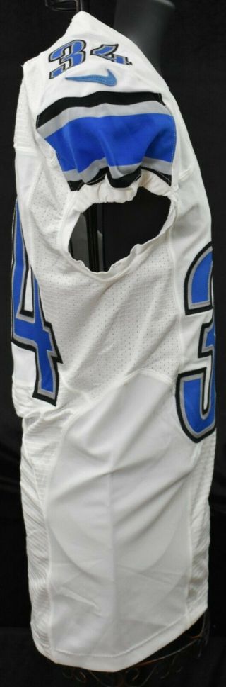 2014 Montell Owens 34 Detroit Lions Game Worn Jersey w/ WCF PATCH LOA 4