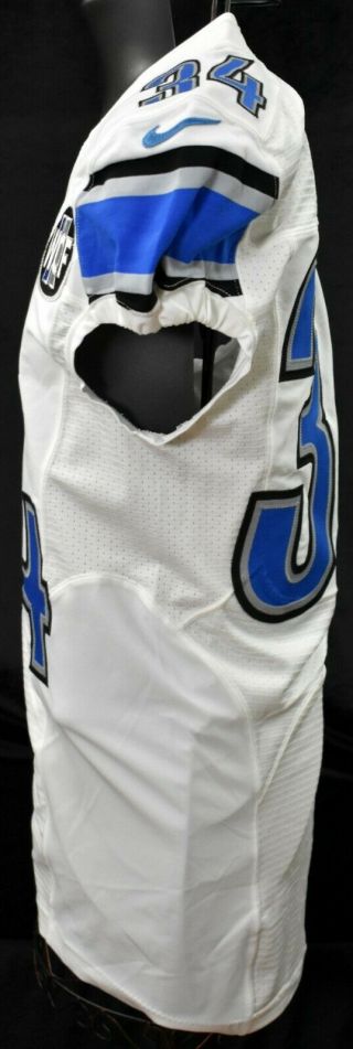 2014 Montell Owens 34 Detroit Lions Game Worn Jersey w/ WCF PATCH LOA 5