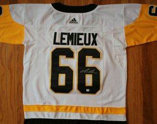 Mario Lemieux Signed Autographed Pittsburgh Penguins Jersey W/coa
