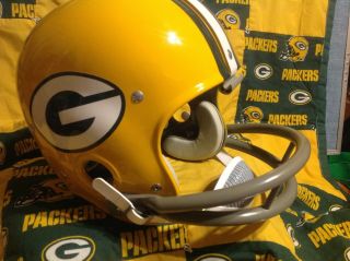 Green Bay Packers Custom Game Style Helmet PAUL HORNUNG SIZE LARGE 2