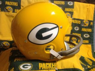 Green Bay Packers Custom Game Style Helmet PAUL HORNUNG SIZE LARGE 3