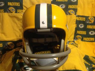 Green Bay Packers Custom Game Style Helmet PAUL HORNUNG SIZE LARGE 4
