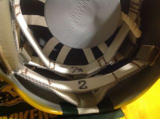 Green Bay Packers Custom Game Style Helmet PAUL HORNUNG SIZE LARGE 6