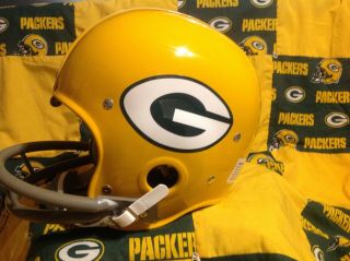 Green Bay Packers Custom Game Style Helmet PAUL HORNUNG SIZE LARGE 7