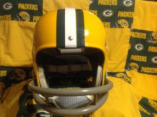 Green Bay Packers Custom Game Style Helmet PAUL HORNUNG SIZE LARGE 8