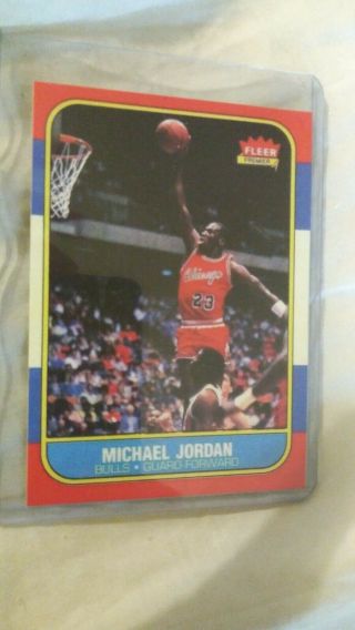 Michael Jordan 1986 57 Fleer Rookie Rc Psa 10 Gem Centered Chicago Bulls