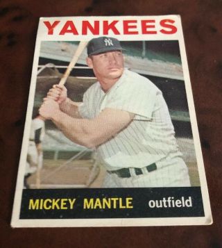 1964 Topps Set Break 50 - Mickey Mantle Great Baseball Card