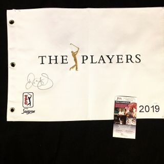 Rory Mcilroy Signed 2019 The Players At Sawgrass Golf Pin Flag Jsa Dd62514