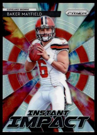 2018 Prizm Instant Impact Baker Mayfield Cleveland Browns 11 - 1