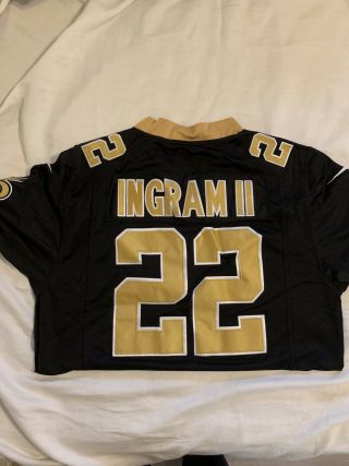 Orleans Saints Mark Ingram II Jersey Size Large 22 3