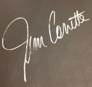 Jim Cornette Autographed Tennis Racquet Wrestler Wrestling Signed Racket Auto