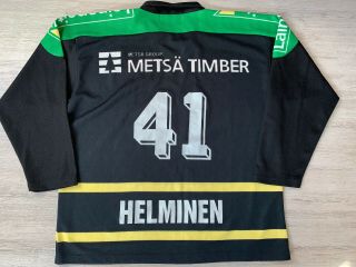ILVES Tampere Suomi Finland Ice Hockey Jersey Size L 41 Helminen 5