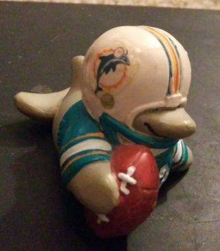 Vintage 1980’s Huddles Miami Dolphins Pvc Figure Football Rare Htf 80s Toy