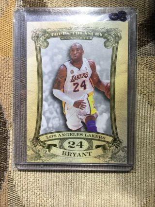 2008 National Treasures Rip Card 8/25 Kobe Bryant