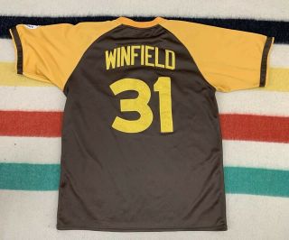 Retro 1977 Dave Winfield San Diego Padres All Star Mitchell Ness Baseball Jersey 2