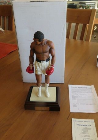 Art Of Sport Endurance Muhammad Ali Cold Cast Porcelain Figurine