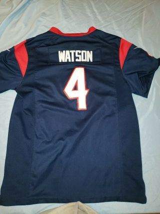 Deshaun Watson Houston Texans Nfl Nike Youth Navy Blue Game Jersey Xl