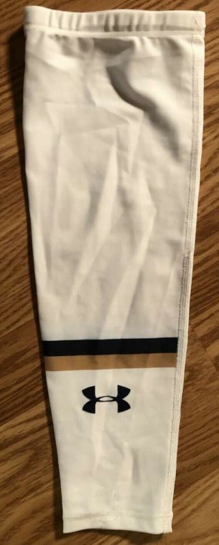 Notre Dame Football Team Issued Under Armour Away Arm Sleeve