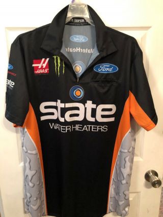 Xl Kurt Busch Stewart Haas Racing Pit Crew Shirt State Water Heaters Nascar Shr