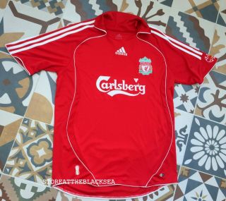 Liverpool 2006 2008 Home Football Shirt Jersey Trikot Camiseta Adidas Men M