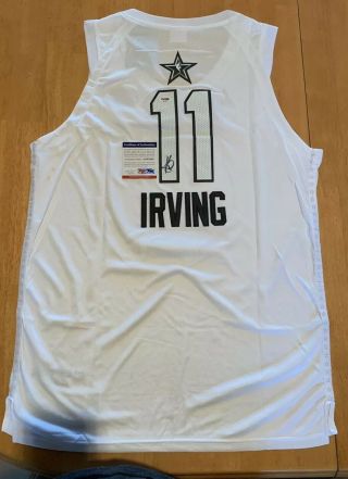 Kyrie Irving Signed Autographed Boston Celtics 2018 All Star Game Jersey Psa/dna