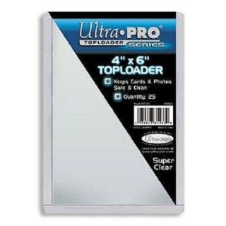 250 Ultra Pro Rigid Topload 4x6 Postcard Holder 4 X 6 Toploaders 10 Packs