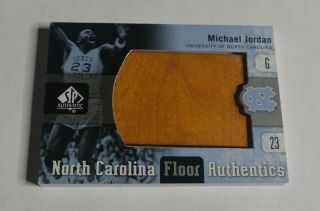 R17,  097 - Michael Jordan - 2011/12 Sp Authentic - Game Floor - Unc - Mi -