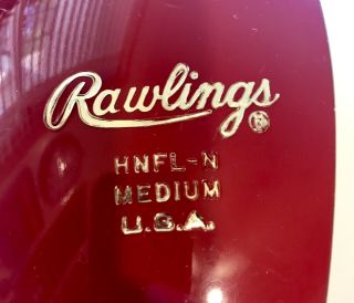 Washington Redskins Rawlings Football Helmet Vintage 1980 ' s 7