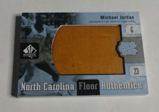 R17,  099 - Michael Jordan - 2011/12 Sp Authentic - Game Floor - Unc - Mj -
