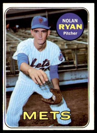 1969 Topps 533 Nolan Ryan Mets Nm To Nm,