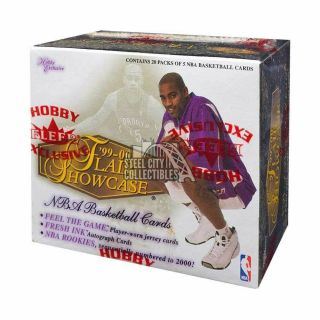 1999 - 00 Fleer Flair Showcase Basketball Hobby Box