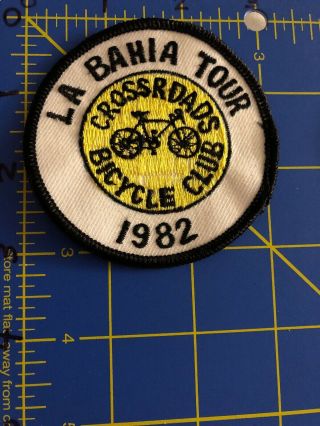 La Bahia Tour 1982 Crossroads Bicycle Club Logo Patch Bike Ride Cbc Cycling Ccc