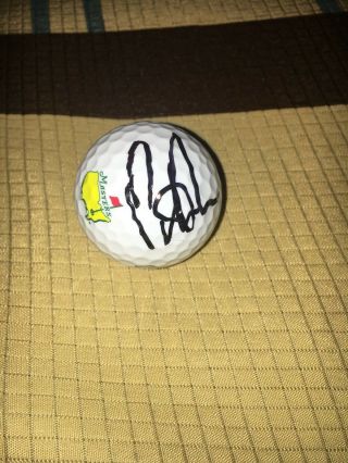 Patrick Reed 2018 Masters Champion Signed Masters Golf Ball