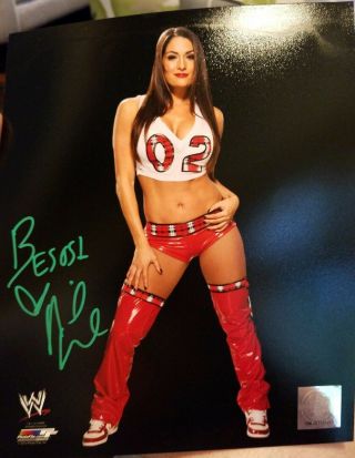 Wwe Nikki Bella Hand Signed 8x10 Autographed Photo W/coa Bella Twins Total Divas