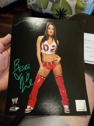 WWE NIKKI BELLA HAND SIGNED 8X10 AUTOGRAPHED PHOTO W/COA BELLA TWINS TOTAL DIVAS 4