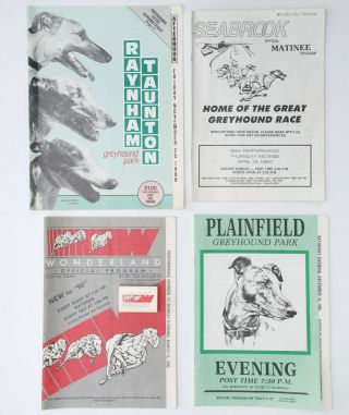 The Big4 Greyhound Race Tracks Of England 1988 - 90 Wonderland Plainfield More