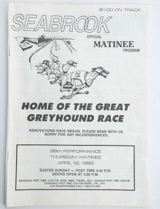 The BIG4 GREYHOUND RACE TRACKS OF ENGLAND 1988 - 90 Wonderland Plainfield more 4
