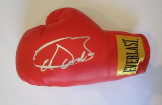 Saul Canelo Alvarez Signed Boxing Glove Proof