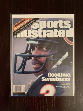 Walter Payton’s Sports Illustrated Retirement Issue From November 8,  1999