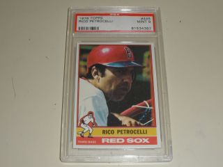 1976 Topps Baseball 445 Rico Petrocelli Psa 9